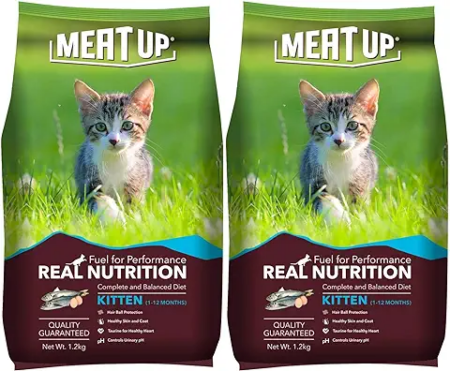Meat Up Adult Dry Dog Food, 3 kg (Buy 1 Get 1 Free)